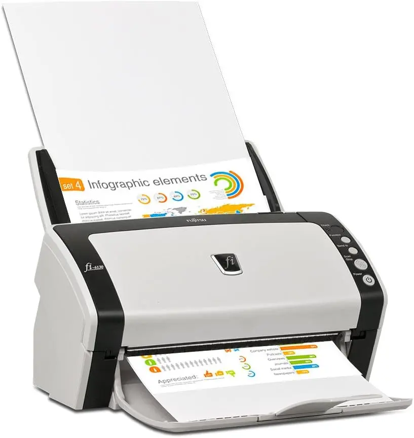 Fujitsu Sheet-Fed Scanner da Tavolo (Ricondizionato)
